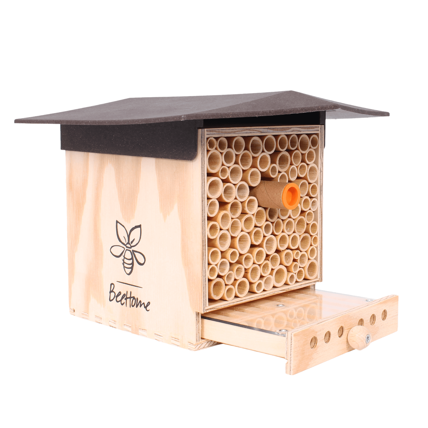 Bienenhotel zum beobachten der Bienen