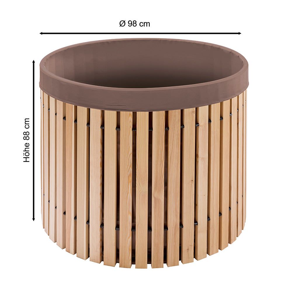 Regenfass Holz Beckmann 88 x 98