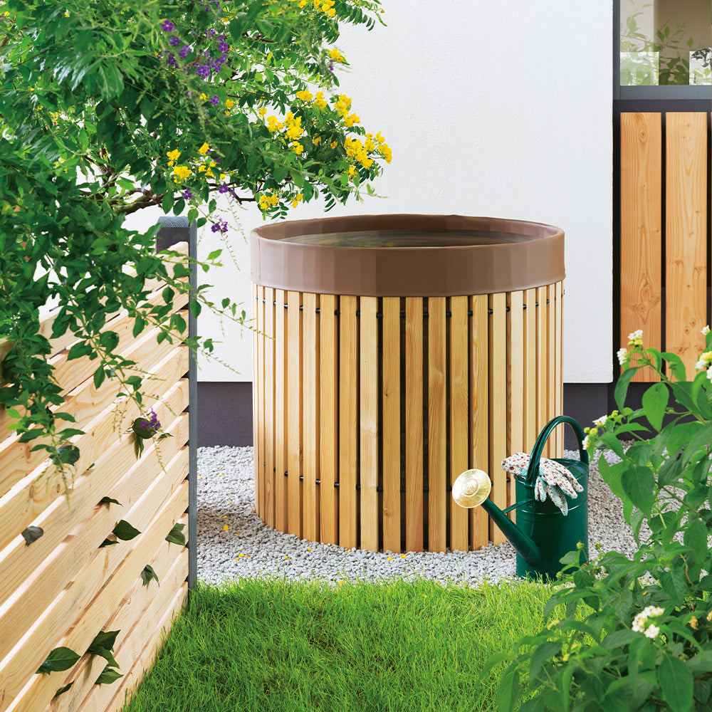 Regenfass modern und stylisch