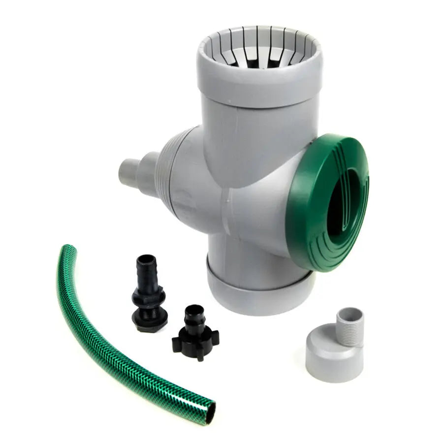 Fallrohranschluss und Füllautomat