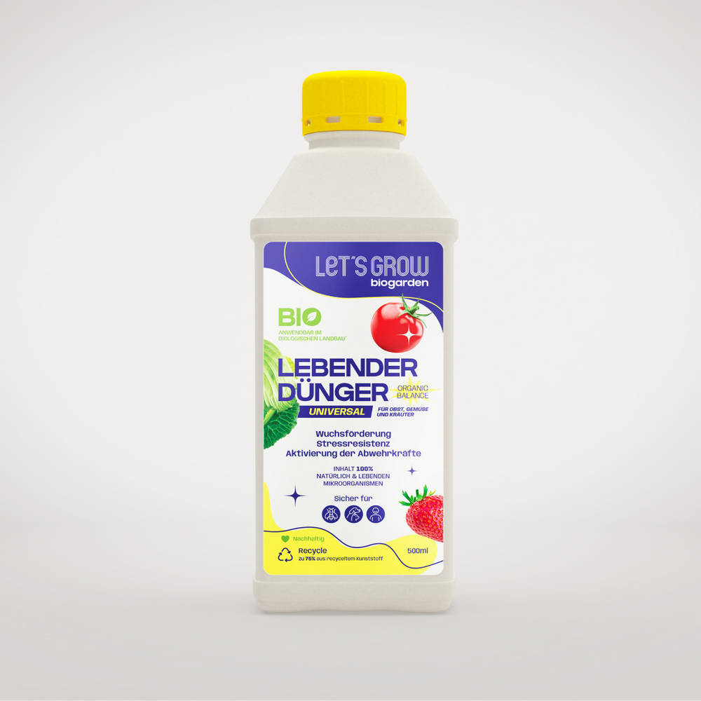 Lebender Dünger Organic-Balance® Universal - ökologischer Flüssigdünger 500ml