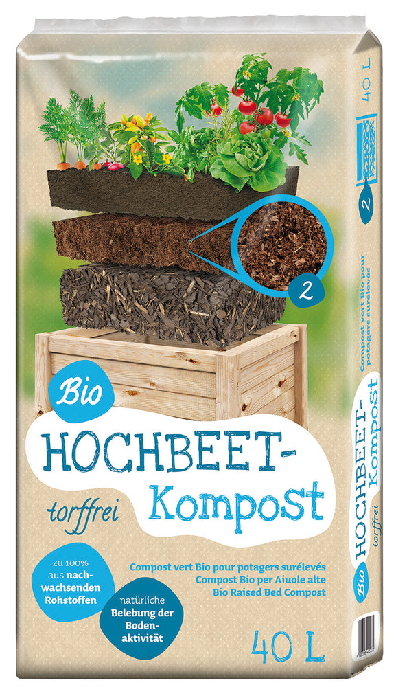 Floragard Universal Bio Hochbeet-Kompost 40 Liter