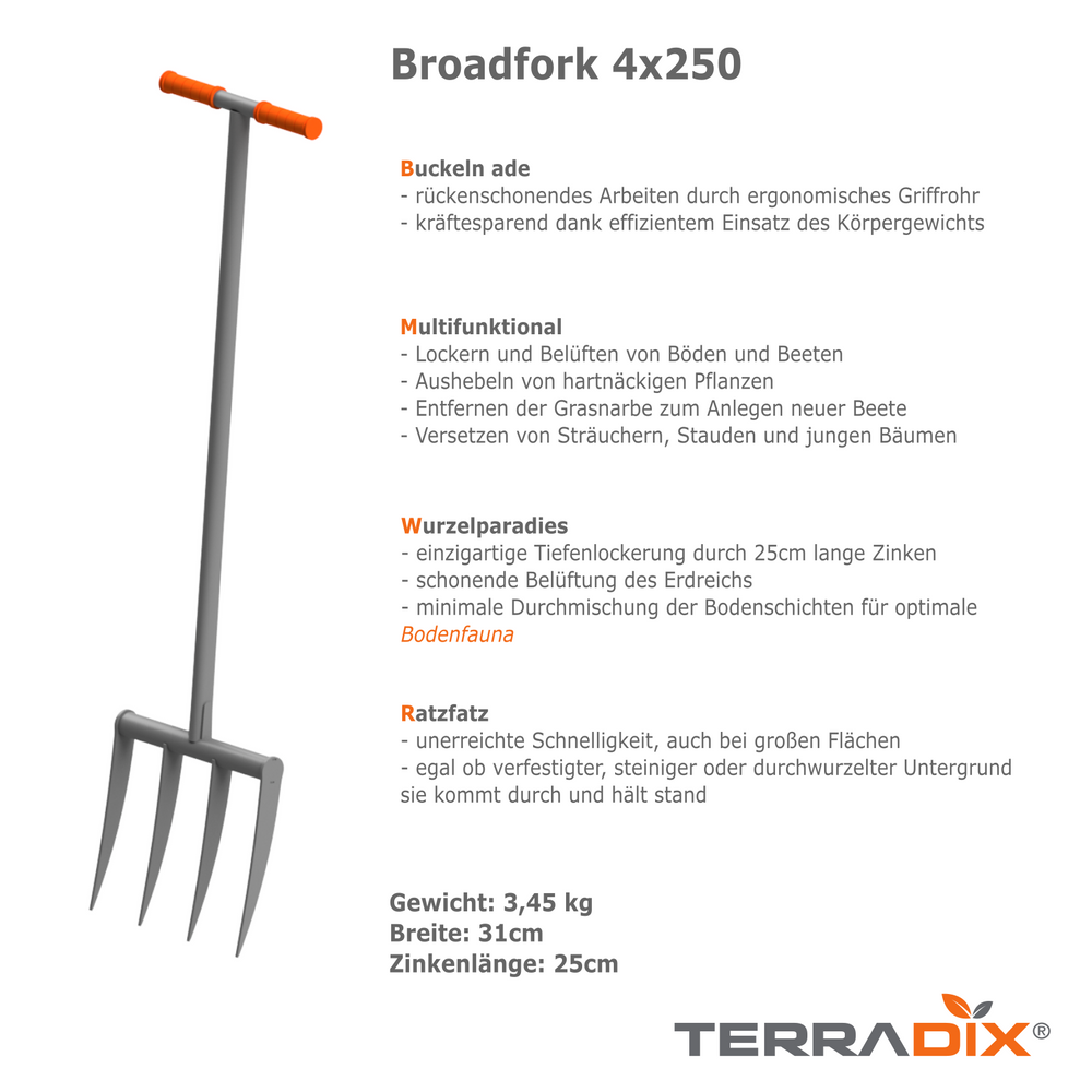 Grabegabel extra Funktionen