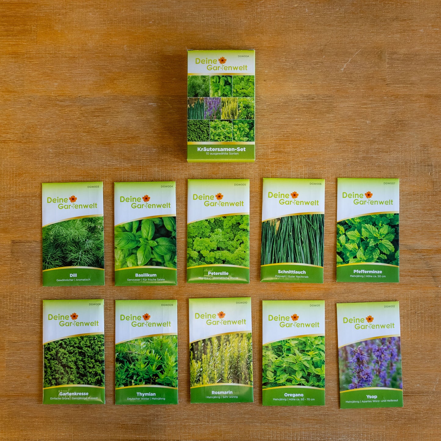 
                  
                    XL Gartencoach Samenset - Exklusives Saatgut Paket mit 50 Sorten von DeineGartenwelt
                  
                