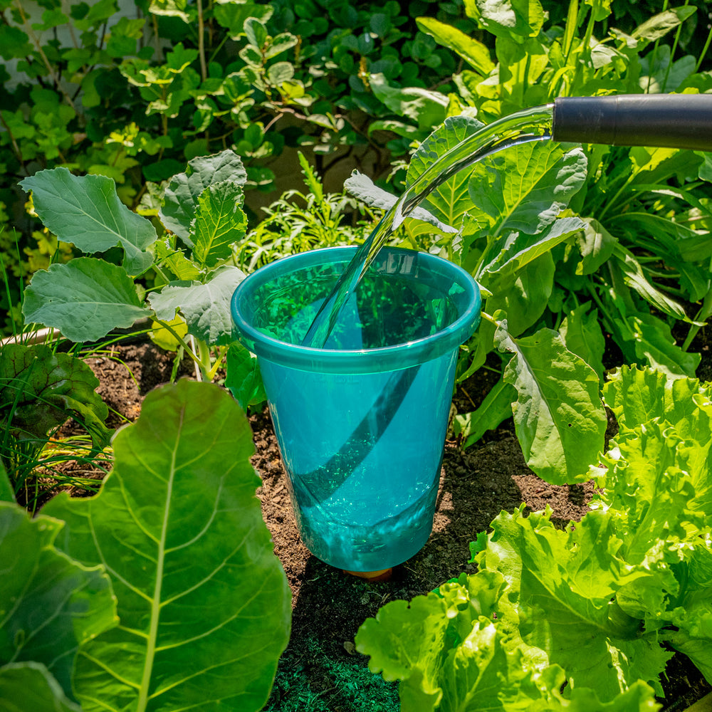 
                  
                    Hochbeet Bewässerungssystem "Hydro Cup" mit Tonkegel und Becheraufsatz
                  
                