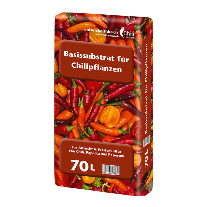 Floragard Universal Chili Substrat - Basiserde zur Anzucht & Weiterkultur von Chili, Paprika & Peperoni