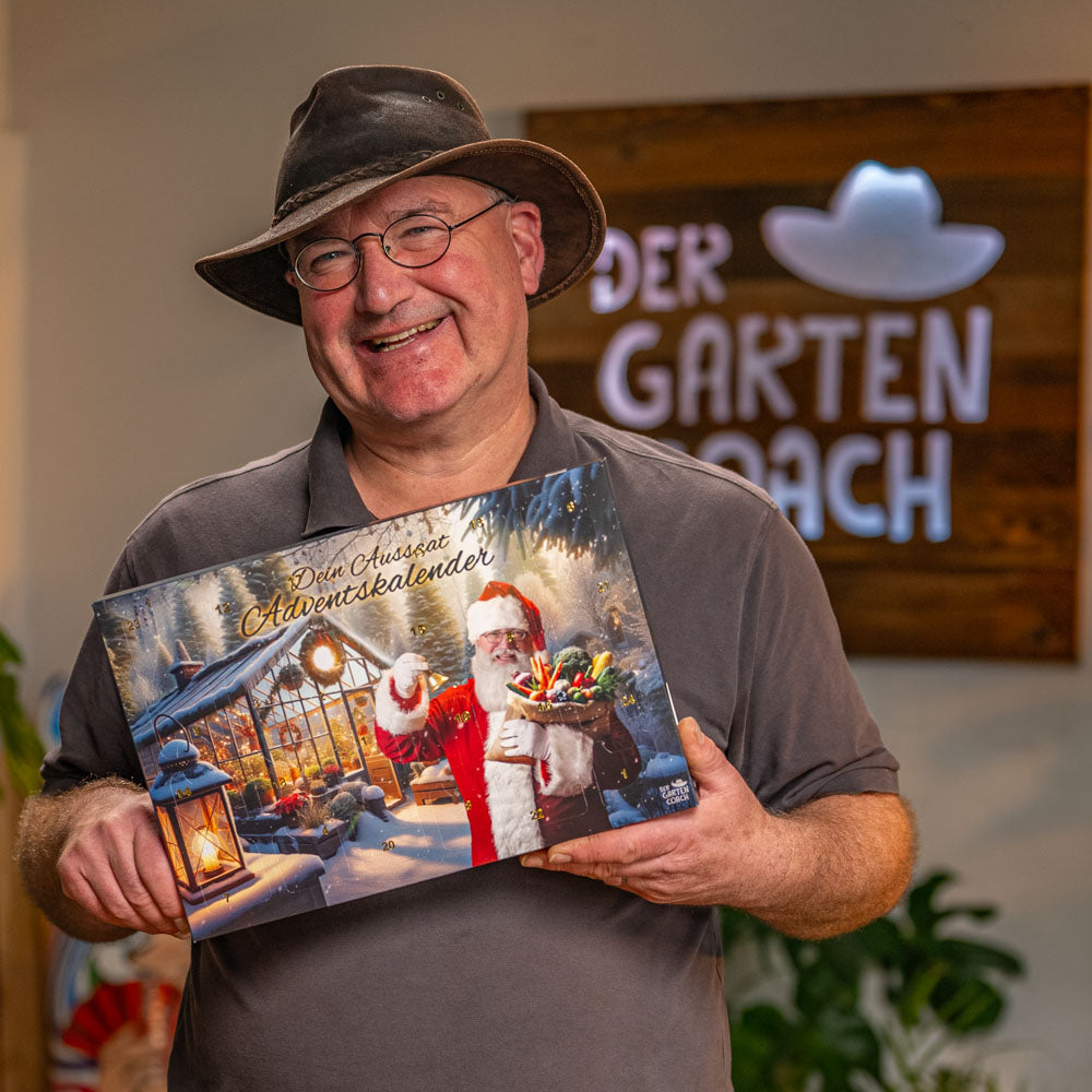 
                  
                    Gartencoach Aussaat Adventskalender Produktfoto mit Gartencoach
                  
                