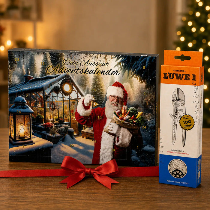 Pflanzen Adventskalender im Set mit Gartenschere - Der Gartencoach
