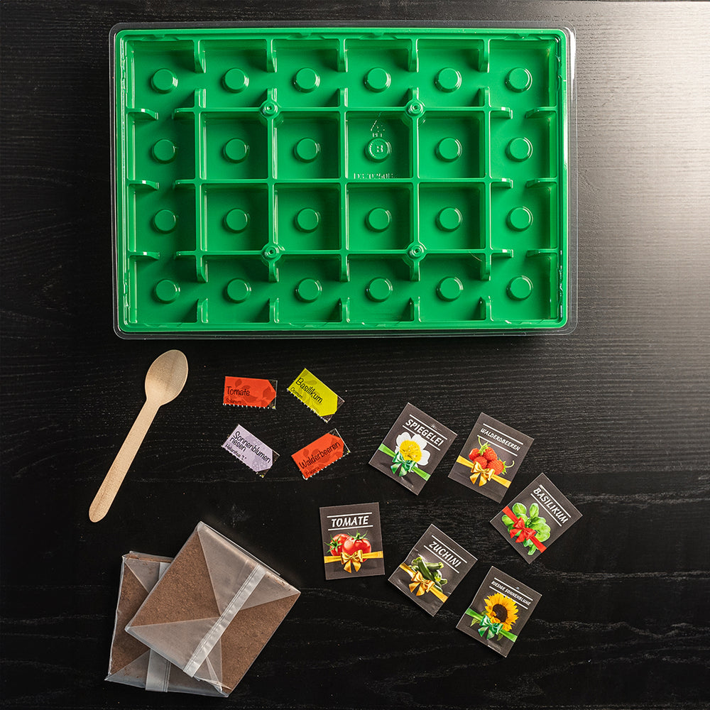 Geschenkidee Gartenfreunde Adventskalender Samenset