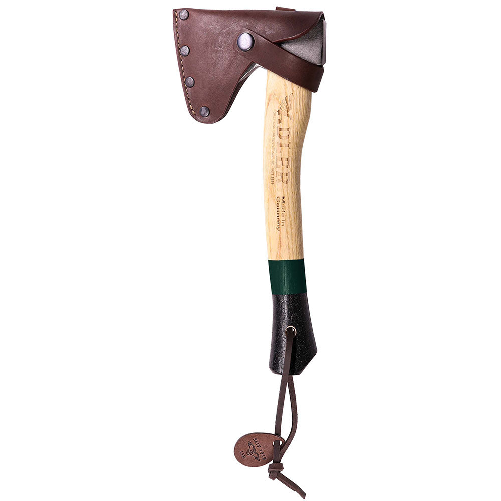 Axt mit Lederschutz