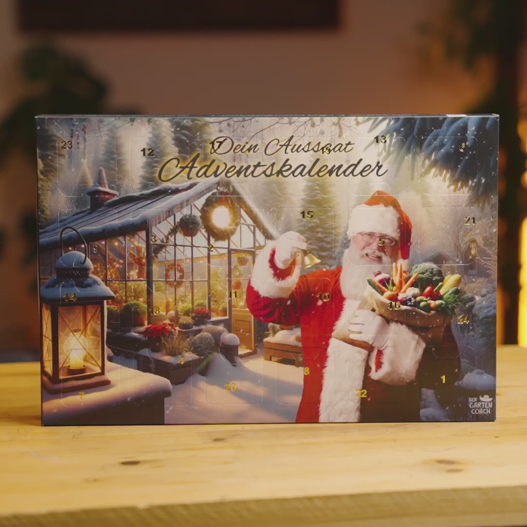 Saatgut Adventskalender - 24 Überraschungen für Pflanzen- und Gartenfreunde