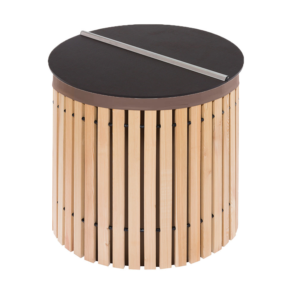 Regenfass Holz mit Deckel